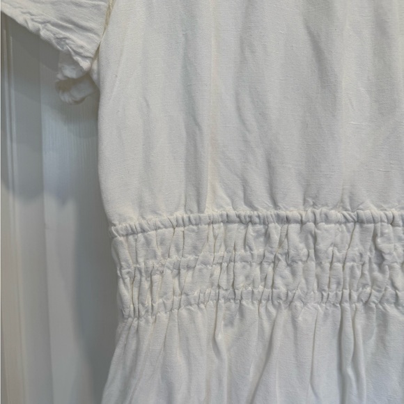 Anthropologie Somerset mini White Dress size medium- hem slightly longer - Picture 7 of 15
